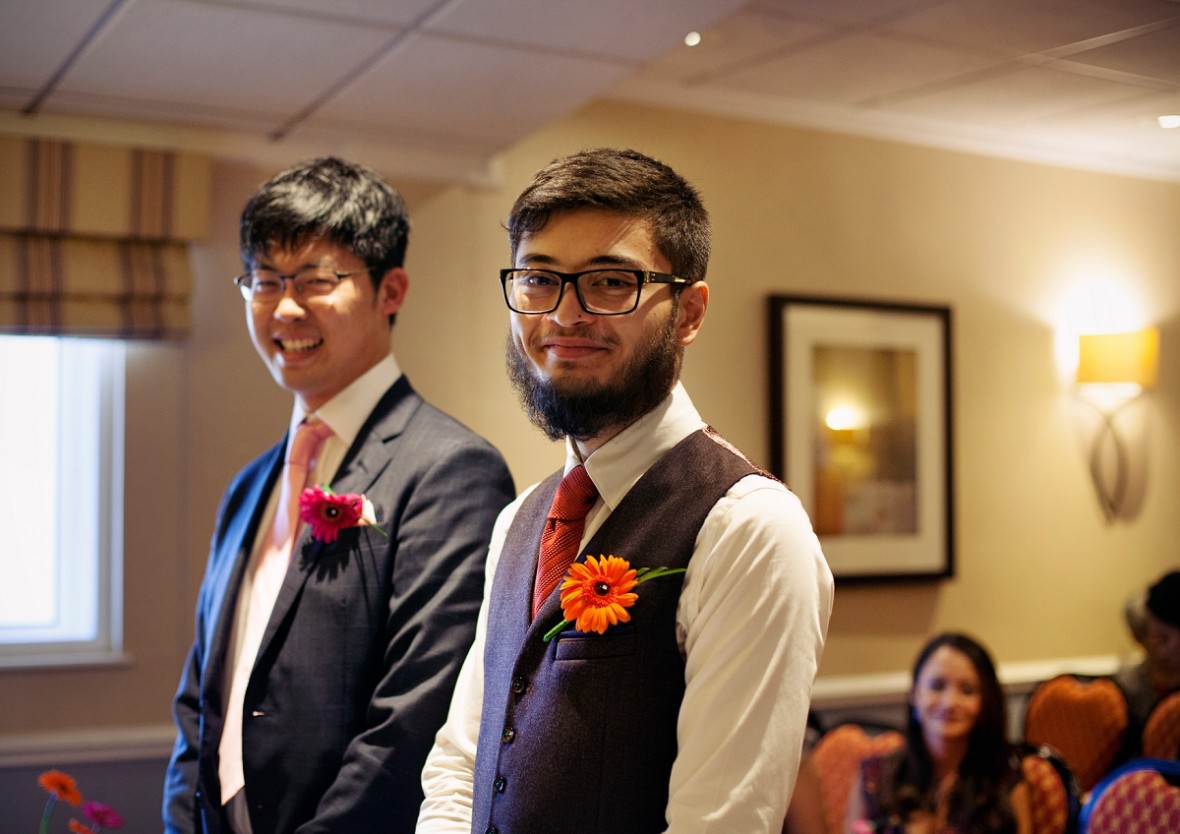 the groom and the best man