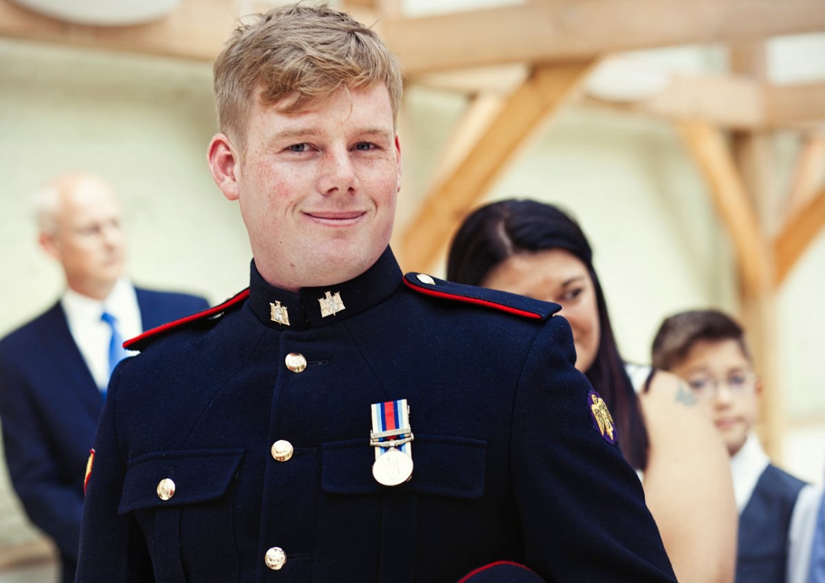 groom waits for bride